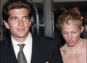 John F. Kennedy Jr. and his wife, Carolyn Bessette