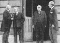 Lloyd George, Orlando Vittorio, Georges Clemenceau and Woodrow Wilson